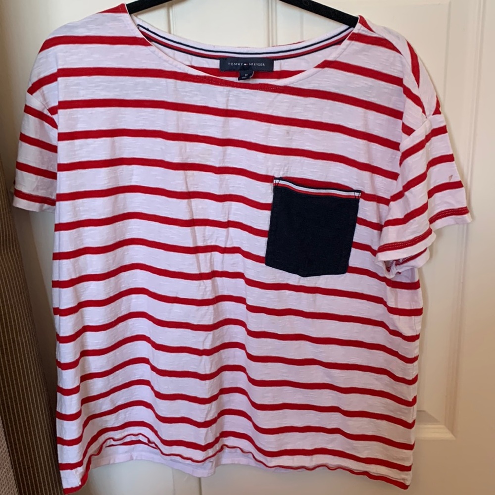 Tommy Hilfiger Striped Top - Size M (Worn)